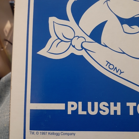 🐯🥣 TONEY THE TIGER 1997 Plush Doll NIB Collector's Item Rare  🐯🥣 - Picture 10 of 14